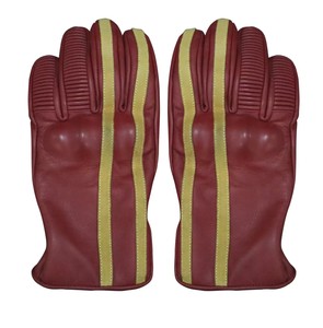 Gants de moto décontractés en cuir de qualité supérieure avec protections résistantes aux chocs, conception de protection renforcée pour une utilisation en extérieur - Product Image 1