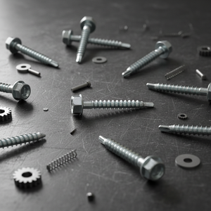 Tornillos de rosca gruesa de acero al carbono PDC Clase 4.8 6.8, galvanizados en zinc, con cabeza hexagonal, autorroscantes, disponibles para OEM, venta al por mayor de fábrica - Product Image 2
