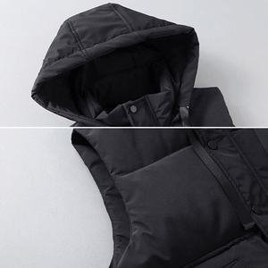 OEM personalizado hombres sin mangas soporte Reversible impermeable acolchado bombardero chaquetas/al por mayor Unisex abrigo de invierno de gran tamaño - Product Image 6