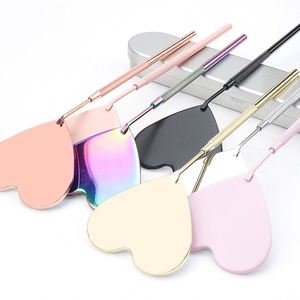 Professional Lighted Detachable Square Eyelash Mirror with Hand Mirror Design for Eyelash Extension Lipstick <b>Mascara</b> - Product Image 1