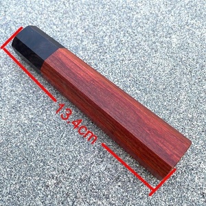 Accessoires vierges de manche octogonal en bois de rose de style japonais pour fabricants de couteaux sur mesure – Vente en gros d'accessoires pour couteaux de cuisine - Product Image 3