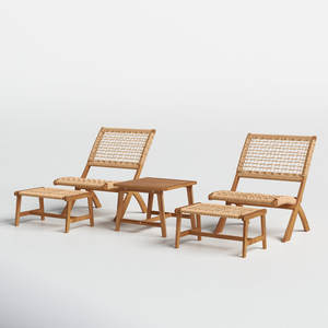 Grupo de asientos de jardín de 5 piezas - Product Image 4