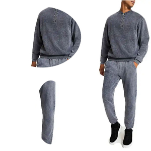 Chándal Acid Wash al por Mayor, Estilo Moderno, Ajuste Cómodo, Calidad Duradera, Ropa Urbana - Product Image 5
