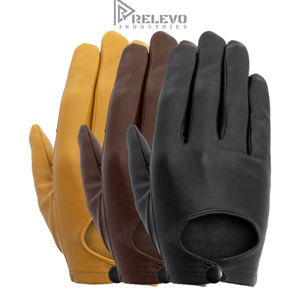 Gants en cuir de haute qualité, respirants, logo personnalisé sur le devant et le dos, personnalisables, unisexes, pour adultes, disponibles dans toutes les couleurs - Product Image 1