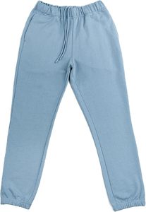 Sweat-shirt à capuche unisexe bleu clair, coupe ample, couleur unie, coton, décontracté, pour l'automne, avec cordon de serrage et poches latérales - Product Image 2