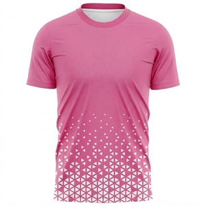 บริการ OEM ของ AMIB SPORTS เสื้อยืดแขนสั้นผู้ชายทรงปกติ ระบายอากาศได้ดี พิมพ์ลายแบบ Sublimation สวมใส่สบาย คุณภาพสูง ผลิตจากโพลีเอสเตอร์ 100% - Product Image 1