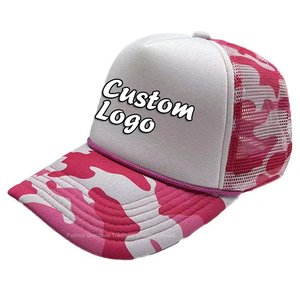 Casquette de camionneur personnalisée avec logo brodé 3D, casquette de sport vierge pour homme, casquette de papa, impression en relief de haute qualité, casquette de baseball en maille à 5 panneaux - Product Image 1