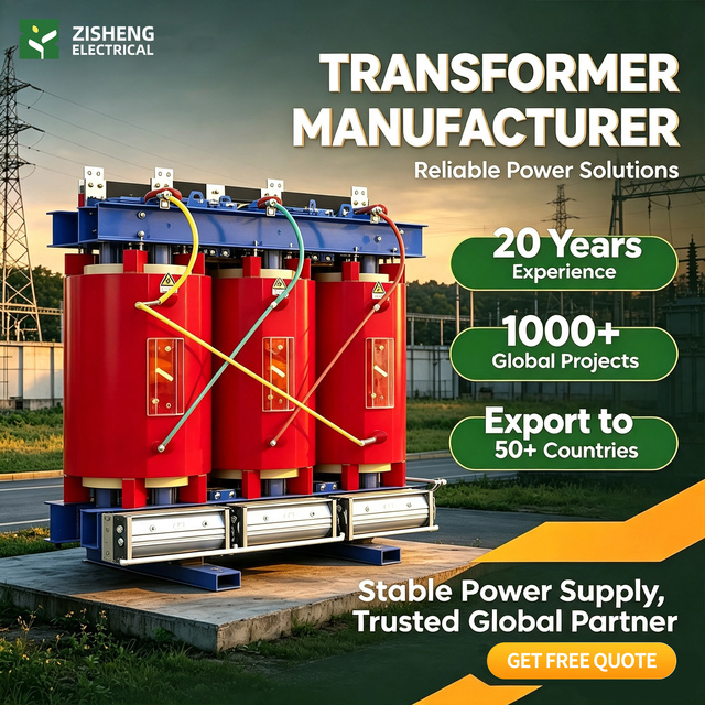 Durable 800KVA 10KV 3 Phase MV HV Distribution High Voltage Dry Type Transformer