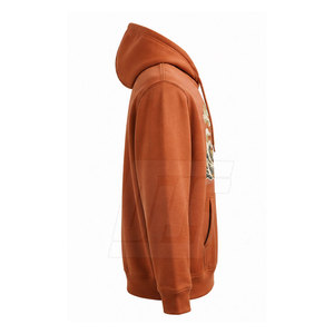 Sweat-shirt à capuche en coton imprimé DTG, coupe décontractée, pour un style décontracté et les sorties du week-end. - Product Image 3