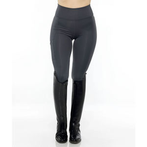 Pantalones de equitación para mujer con 2 bolsillos, asiento completo de silicona antideslizante, pantalones de carreras, pantalones de ejercicio para pista. - Product Image 5