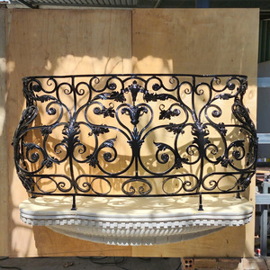 Premium Wrought Iron Railing for Balcony Areas: Enhance Safety and Timeless Aesthetic Elegance with Custom Ironwork. - Product Image 2