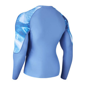 Fabricant d'usine, faible MOQ, Rash Guard personnalisé, vente chaude, Rash Guard imprimé haute performance pour hommes - Product Image 2