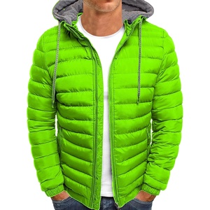 Veste d'hiver matelassée à capuche de marque de créateur, grande taille, pour hommes - Product Image 2