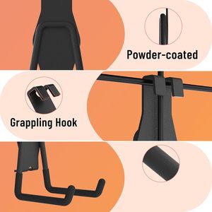 OEM Black Gridwall Industrial Carbon Steel Utility <b>Hooks</b> Garage Organization <b>Tool</b> - Product Image 5