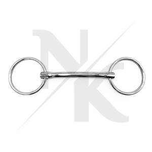 Más Vendido: Bocado de Acero Inoxidable de Doble Articulación con Eslabón Francés y Anillo Suelto, Premium para Equitación, Bocado Deportivo de Lujo OEM - Product Image 3