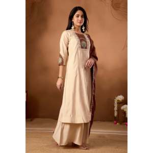 Anarkali Kurti Palazzo Dupatta Set for Women - Product Image 3