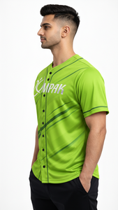 Maillot de baseball sportif tendance à manches courtes, séchage rapide et évacuation de l'humidité, impression par sublimation personnalisable pour un confort unisexe - Product Image 5