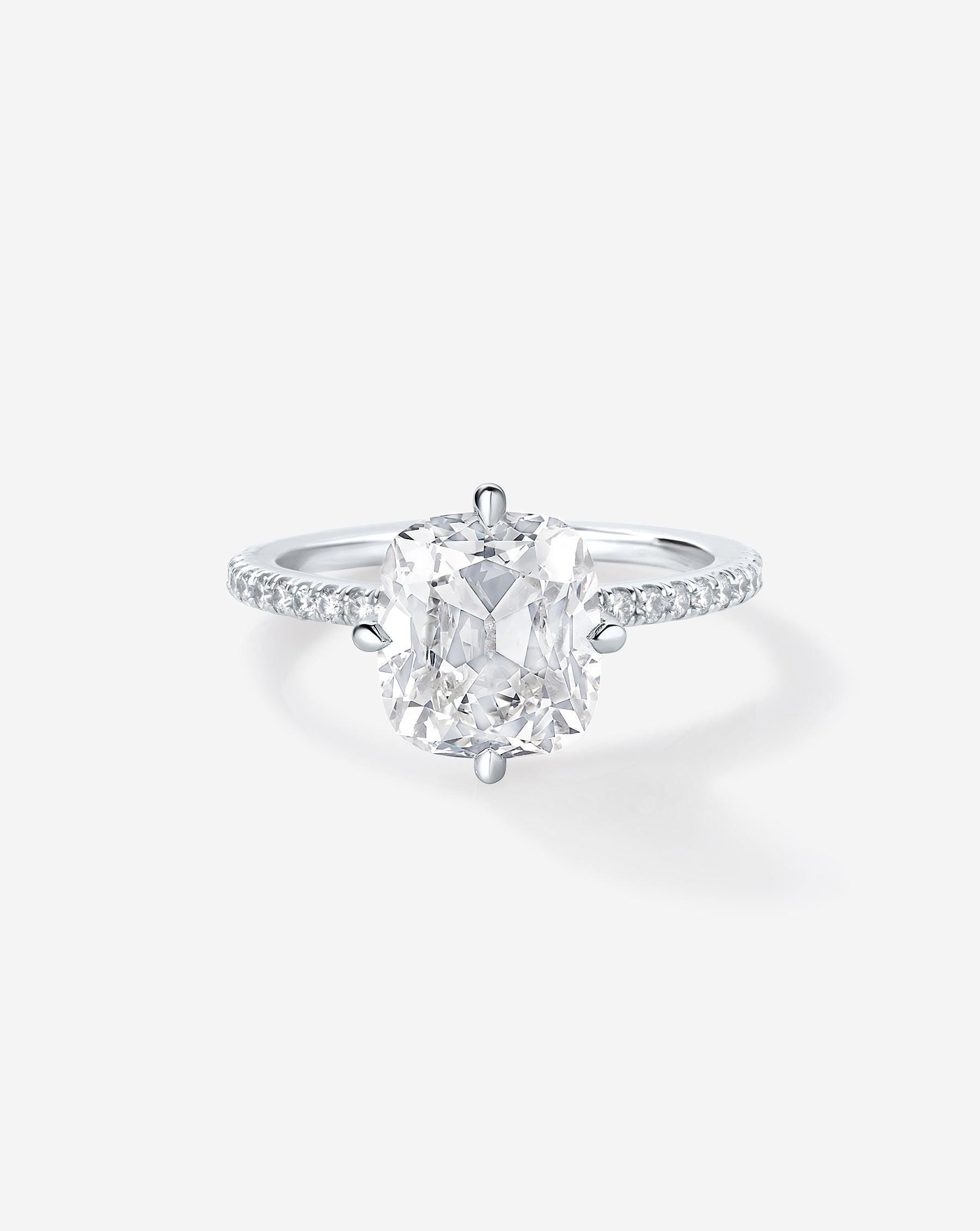 14k White Ring