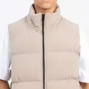 2025 Custom Men <b>Jacket</b> Fashion Winter Wear Down Puffer <b>Jacket</b> <b>Packable</b> Vest Half Sleeveless <b>Jacket</b> for Men - Product Image 6