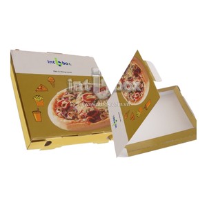 Acabado mate UV Advantage Empaquetado de cartón laminado en relieve Caja de pizza cuadrada Impresión de barniz brillante/mate para alimentos - Product Image 4