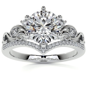 Anillo de Compromiso de Oro de 18k con Diamante Cultivado en Laboratorio, Corte Princesa, 6 Puntas, Elegante, Certificado IGI, Ideal para Mujeres y Chicas, para Aniversario - Product Image 1