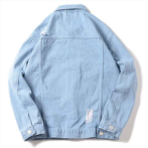 <b>Men</b> Denim Jacket <b>Sherpa</b> Lined Warm Denim Trucker Jacket Comfortable Winter Outerwear Button Front Casual Coat for Cold Weather - Product Image 2