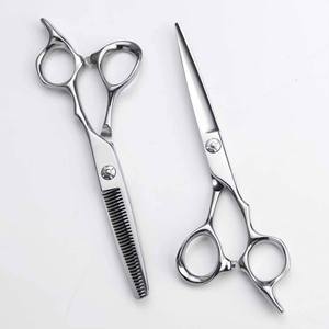 Juego de Tijeras de Peluquería de Acero Inoxidable para Diestros, Más Vendido, para Corte y Peinado de Cabello en Salones de Belleza - Product Image 1