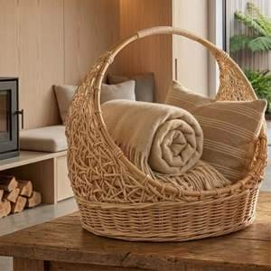 Panier en rotin artisanal - Product Image 4