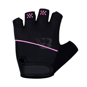 Gants de musculation personnalisés avec logo, demi-doigts, en tissu durable de couleur unie et avec support confortable pour la paume - Product Image 6