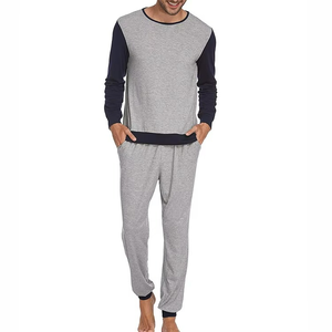 Wholesale <b>Pyjamas</b> Mens Sleepwear Designer Pajama Sets <b>for</b> Men 2 Pieces Mens Two Piece Pajamas Set - Product Image 2
