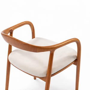 Midcentury Modern Eco-Friendly Durable Solid Wood Dining <b>Chair</b> Microfiber Upholstery Stable <b>Legs</b> Home Office Home Furniture - Product Image 6