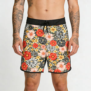Shorts de playa tipo cargo, shorts deportivos para hombre con bolsillo, elásticos en 4 direcciones, de secado rápido, transpirables, para entrenamiento, impermeables. - Product Image 4