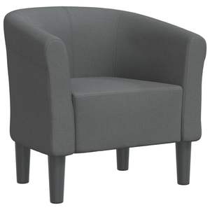Fauteuil gris foncé pour salon - Product Image 2