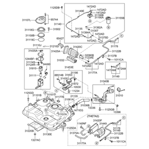 Pompes à carburant et unités de transmission Carens neuves 311101D550 - Product Image 2