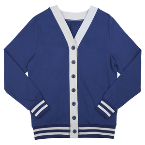 JK <b>University</b> Women Custom Made Logo Sorority Cardigan V-Neck Button Acrylic Criss-cross Thick Winter Knit Long Sleeve Sweater - Product Image 1