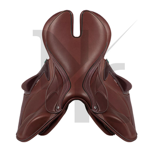Silla de Doma Inglesa Moderna de Cuero Natural Suave de Primera Calidad con Diseño de Contacto Cercano, Equipo de Equitación Nafko Industry - Product Image 6