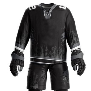 WINGS APPAREL - Uniforme de Hockey sobre Hielo, Nuevo y Popular, 100% Poliéster, Logotipo Personalizado, Nombre del Equipo, Ropa Deportiva Unisex para Invierno, Cintura Elástica - Product Image 4