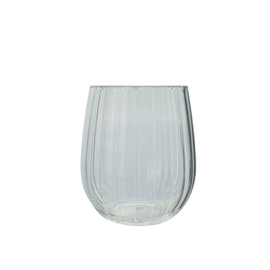 Copas de Vino sin Tallo de Plástico con Diseño Acanalado Irrompible para Fiestas y Restaurantes - Product Image 2