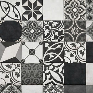 Carrelage en porcelaine CTS, carrelage d'intérieur moderne pour villa, 200x200 mm, accents, antidérapant, fabriqué au Vietnam - Product Image 1