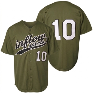 Camisetas de Béisbol Sublimadas Personalizadas 100% Poliéster, Jersey Deportivo de Malla de Secado Rápido, Uniformes de Softbol para Adultos/Jóvenes - Product Image 1