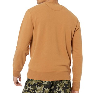 เสื้อสเวตเชิ้ตผู้ชายสำหรับฤดูหนาว ผ้าฝ้าย 100% ทรงโอเวอร์ไซส์ ผ้าถัก คอทรงโอ ลายเรียบ ดีไซน์ระบายอากาศได้ดี - Product Image 3