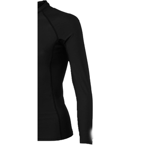 Solid Color <b>women</b> Long Sleeve <b>Rash</b> <b>Guard</b>-Breathable & Quick Dry Customizable Fitness Wear for Sale Customized <b>Women</b> <b>Rash</b> <b>Guard</b> - Product Image 3