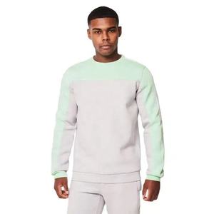 Factory Terry Custom Hooded Regular Fit Breathable Autumn Fleece Sweatshirt Men 100% Polyester Drop Shoulder Embroidered - Product Image 1