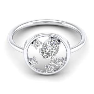 Anillos de Moissanita con Certificación GRA de Plata de Ley 925 a Precio de Mayoreo REYES, Anillos de Compromiso, Boda y Promesa de Alta Calidad para Mujer - Product Image 1