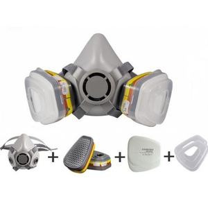 Máscara de Gas de Protección Especial Contra Polvo y Venenos 6200, Semimáscara para Pulverización de Pesticidas, Productos Químicos, Formaldehído y Herramientas de Decoración - Product Image 1
