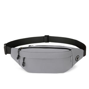 Riñonera para Exteriores para Todo Clima, Bolsa Gris Premium con Cierres Suaves para Teléfono Móvil y Almacenamiento Esencial - Product Image 1