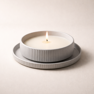 Speckled Ceramic Candle Vessel Deep Bowl Thick Durable Heat Resistant Smooth Matte Finish Single Wick Luxury Home Decor - Product Image 6