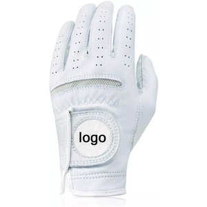 Gants de golf en cuir PU personnalisés avec logo, durables, ajustement extensible avec fermeture auto-agrippante, pour unisexe - Product Image 5
