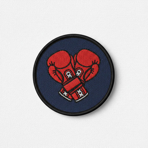 Parche bordado termoadhesivo redondo personalizado al por mayor para balones de fútbol, insignia para ropa de equipo, chaquetas y accesorios de prendas al por mayor - Product Image 2