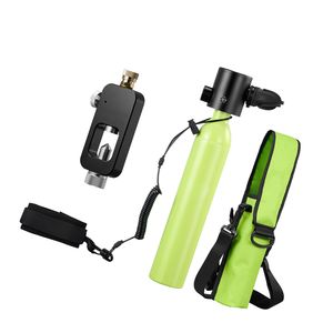 Mini Bombola Subacquea Portatile da 0,5L, Riutilizzabile, per Immersioni di 10 Minuti, Serbatoio Portatile per Respirazione Subacquea con Ossigeno/Aria - Product Image 1